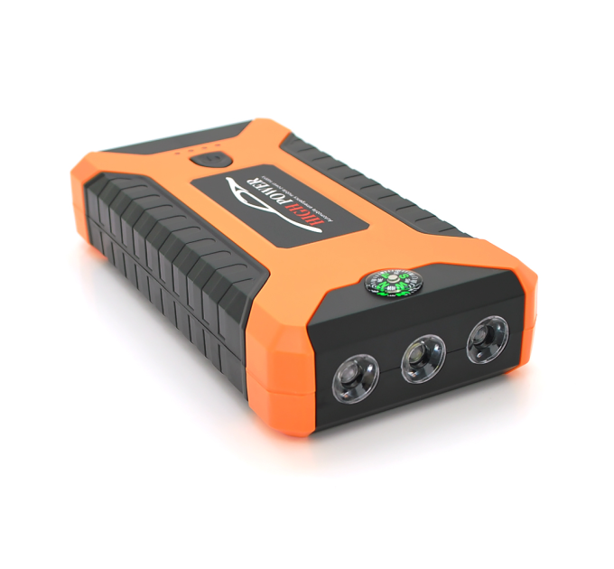 Пусковий прилад для акумулятора автомобіля JUMP STARTER JX27, Power Bank 9980mAh, Box
