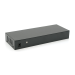 Комутатор POE 48V з 8 портами POE 100Мбіт + 2 порт Ethernet (UP-Link) 100Мбіт, корпус - метал, Black, БП в комплекті, Q18