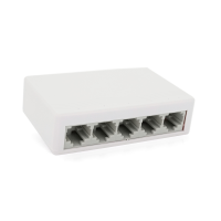 Комутатор JY 5005S 5 портів Ethernet 10 / 100 Мбіт / сек. DC 5 . Блок живлення 5V у комплекті