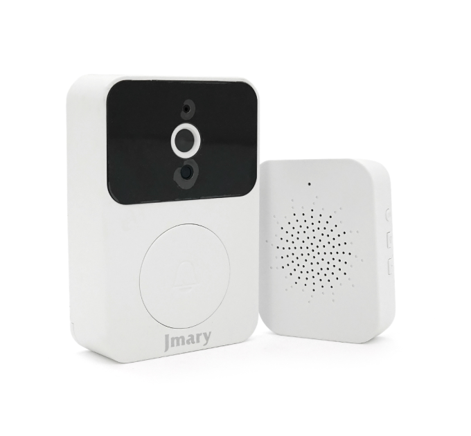 Бездротовий відеодзвінок Jmary MF-5 з Wi-Fi, вбудований акумулятор 800mAh, White, Box