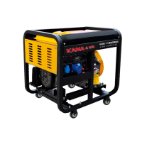 Генератор дизельний KDK11500SE3, 3-фазний 220 / 400V, 50Hz, 11kVA / 8.8kW, бак 12.5 л, витрата 2.4 л / год, пуск: стартер (без АКБ), 770x575x685 мм, 158 кг Генератор дизельний KDK11500SE3, 3-фазний 220 / 400V, 50Hz, 11kVA / 8.8kW, бак 12.5 л, витрата 2.4 л / год, пуск: стартер (без АКБ), 770x575x685 мм, 158 кг