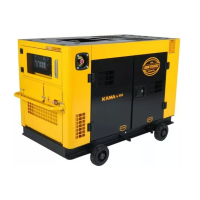 Генератор дизельний KDK12SC, 1-фазний 230V, 50Hz, 12kVA / 10kW, бак 26л, витрата 3л / год, пуск: стартер (без АКБ), водяне охл., 1060x660x780 мм, 310 кг
