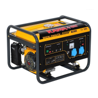 Генератор бензиновий KGL3500C, 1-фазний 230V, 50Hz, 3.5kVA / 2.8kW, бак 15 л, витрата 1.3 л / год, пуск: ручний, 590х433х430 мм, 39 кг