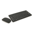 Комплект бездротовий KM908 (KB+Mouse), (Eng / Pyc), 2.4G, 78 клавіш, Black, Box