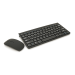 Комплект бездротовий KM908 (KB+Mouse), (Eng / Pyc), 2.4G, 78 клавіш, Black, Box