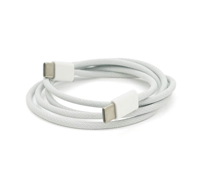 Кабель для iPhone 15 ORIGINAL,Type C-Type C, 3A, White, довжина 1м, ОЕМ