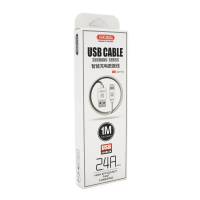 Кабель iKAKU KSC-060 SUCHANG charging data cable series for iphone, White, довжина 1м, 2,4А, BOX