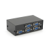 Активний спліттер VGA сигналу KV-FJ1504A (VGA2004) 150MHz 4 Port, DC5V / 2A, Black