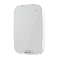 Бездротова сенсорна клавіатура Ajax KeyPad white