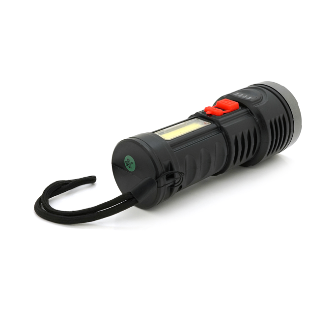 Ліхтарик ручний LATERNA L-822, 5WLED+COB, пластик, вбудований акумулятор, IP40, 145х56х45, USB кабель