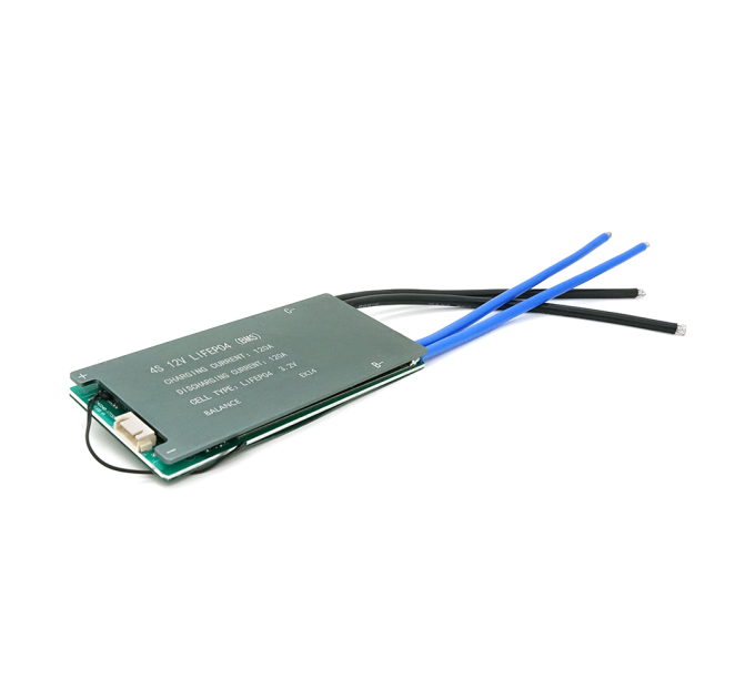 BMS плата Leiba LiFePO4 12.6V 4S 120A, алюмінієвий радіатор