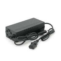 Зарядний пристрій Jinyi для акумуляторів Li-ion 48V2A(54,6V),13S,штекер Triangle plug (T-tipe / IEC / C13 N+L-),з індикацією,BOX
