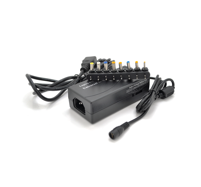 Універсальний БП HQ-Tech LDAC-70W, 70W, корпус - пластмаса, ручне регулювання, 8 Г-подібних роз'ємів, BOX