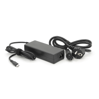 Блок живлення MERLION для ноутбука DELL 90W штекер Type-C, довжина 0,9м + кабель живлення