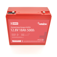Літій-залізо-фосфатний акумулятор Merlion LiFePO4 12.8V 18AH (4S3P / BMS-20A), (181x77x167) для електротранспорту, 5000 циклів, Q6
