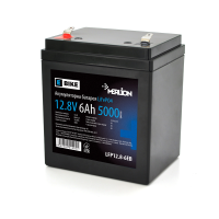 Літій-залізо-фосфатний акумулятор Merlion LiFePO4 12.8V 6AH (4S1P / BMS-5A), (90х70х101(107)) для електротранспорту, 5000 циклів, Q12