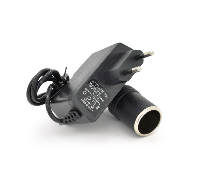 Імпульсний блок живлення LGY-1210, AC110-240V / DC12V 1А (12W) з прикуривателем