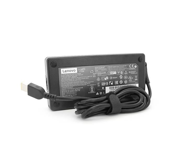 Блок живлення MERLION для ноутбука LENOVO 20V 8,5A (170 Вт) штекер FOR YOGA, довжина 0,9м