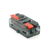 Клема з натискними затискачами 1-провідна LT-2, 2-pin, 250V, 32A, 0.5-2.5mm2, 13,5*30*11mm, сіра