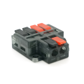Клема з натискними затискачами 4на2-провідна LT-42, 1 / 2-pin, 250V, 32A, 0.2-4mm2, 14,5 / 25*30*11mm, сіра