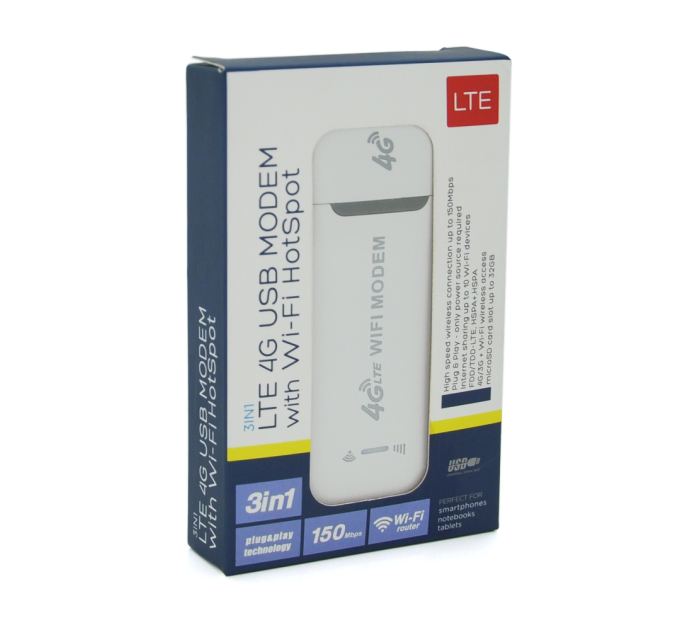 4G модем (LTE) B1 / B2 / B3, USB, BOX