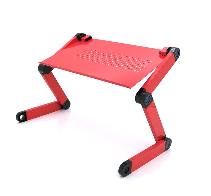 Стіл-підставка для ноутбука Aluminium Laptop Table (420*265), Red, Box