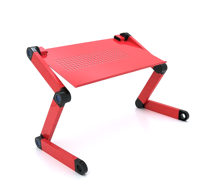 Стіл-підставка для ноутбука Aluminium Laptop Table (420*265), Red, Box