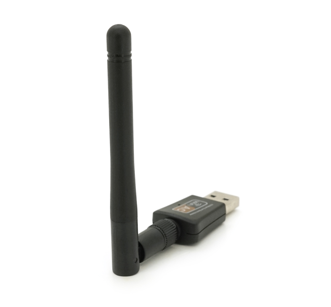Бездротовий адаптер Wi-Fi-USB Merlion LV-UAC08, RTL8811CU, з антеною 20см, 802.11 a / b / g / n, 600MB, 2.4 GHz, Blister Q50