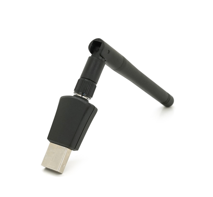 Бездротовий адаптер Wi-Fi-USB Merlion LV-UAC08, RTL8811CU, з антеною 20см, 802.11 a / b / g / n, 600MB, 2.4 GHz, Blister Q50