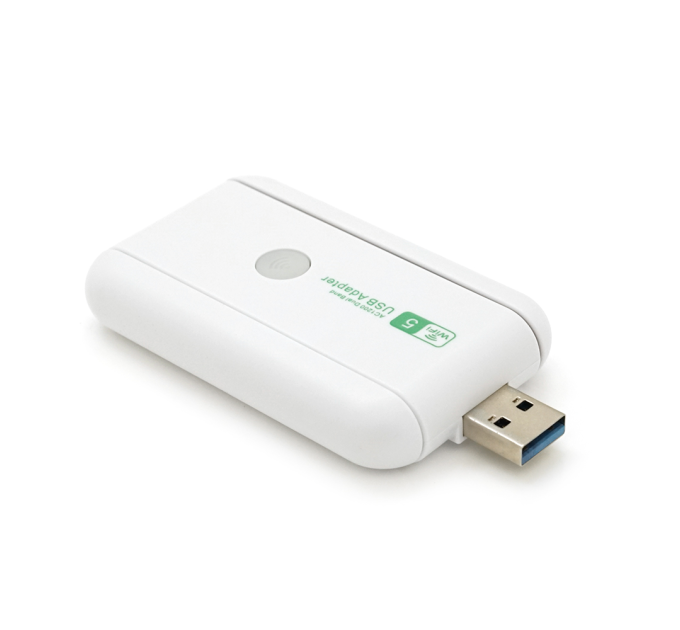 Бездротовий мережевий адаптер Wi-Fi-USB3.0 Merlion LV-UAC15,RTL8812BU, з 2-ма антенами 10см,802.11bgn, 1200MB,2.4 GHz,Blister