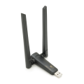 Бездротовий мережний адаптер Wi-Fi-USB Merlion LV-UAC21, RTL8811CU, з 2-ма антенами 10см, 802.11 a / b / g / n, 600MB, 2.4 GHz, Blister Q50