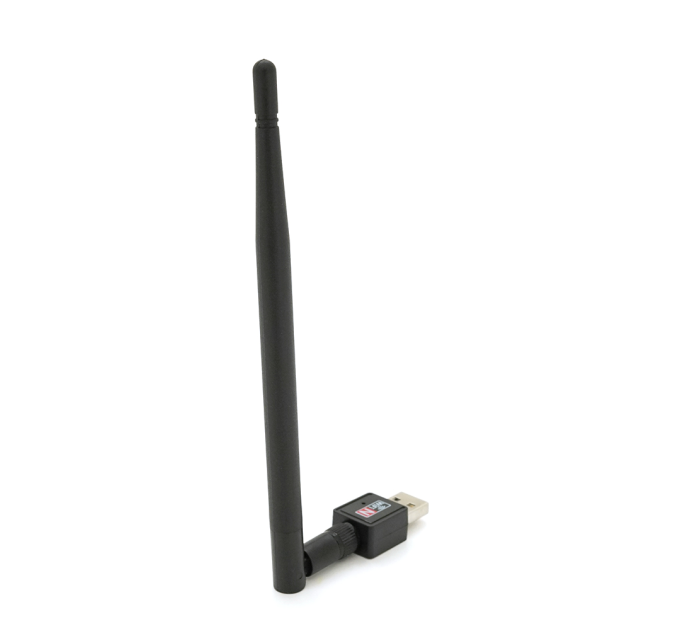Бездротовий мережний адаптер з антеною 5DBI Wi-Fi-USB Merlion LV-UW02-5DB,7601,802.11bgn, 150MB, 2.4 GHz, WIN7 / XP / Vista / 2K / MAC / LINUX, Blister Q200