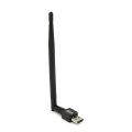 Бездротовий мережний адаптер з антеною 5DBI Wi-Fi-USB Merlion LV-UW02-5DB,7601,802.11bgn, 150MB, 2.4 GHz, WIN7 / XP / Vista / 2K / MAC / LINUX, Blister Q200