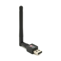 Бездротовий мережевий адаптер з антеною 2DBI Wi-Fi-USB Merlion LV-UW02RK-2DB, 802.11bgn, 150MB, 2.4 GHz, WIN7 / XP / Vista / 2K / MAC / LINUX