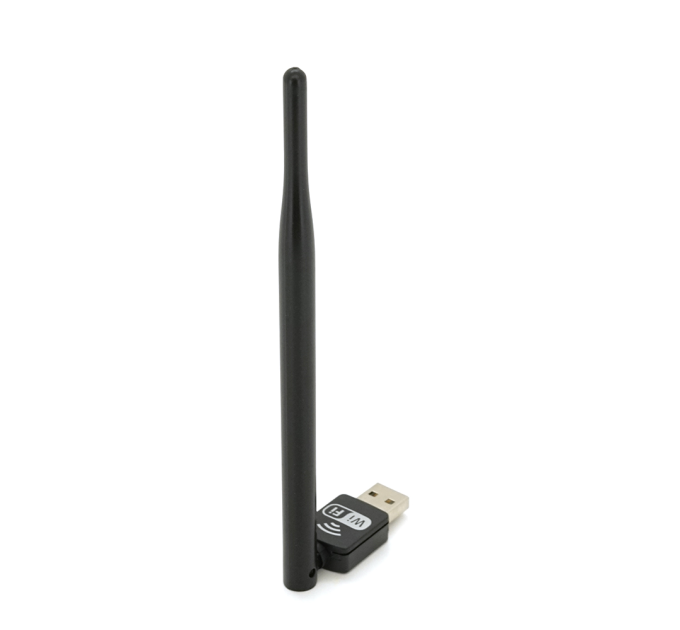 Бездротовий мережевий адаптер з антеною 10см Wi-Fi-USB LV-UW10-5DB MTK7601, 802.11bgn,150MB, 2.4GHz,WIN7 / XP / Vista / 2K / MAC / LINUX