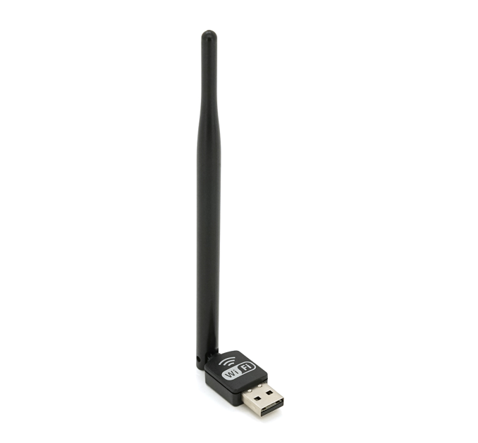 Бездротовий мережевий адаптер з антеною 10см Wi-Fi-USB LV-UW10-5DB MTK7601, 802.11bgn,150MB, 2.4GHz,WIN7 / XP / Vista / 2K / MAC / LINUX