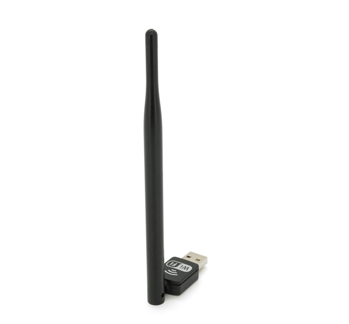 Бездротовий мережний адаптер з антеною Wi-Fi-USB LV-UW11RK-5DB MTK7601, 150Mbps, 2.4 GHz, Win10 / 8.1 / 8 / 7 / XP,Mac OSX 10.7~10.10 and Linux, Box