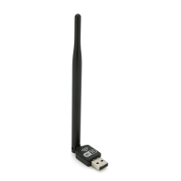 Бездротовий мережний адаптер з антеною Wi-Fi-USB LV-UW11RK-5DB MTK7601, 150Mbps, 2.4 GHz, Win10 / 8.1 / 8 / 7 / XP,Mac OSX 10.7~10.10 and Linux, Box