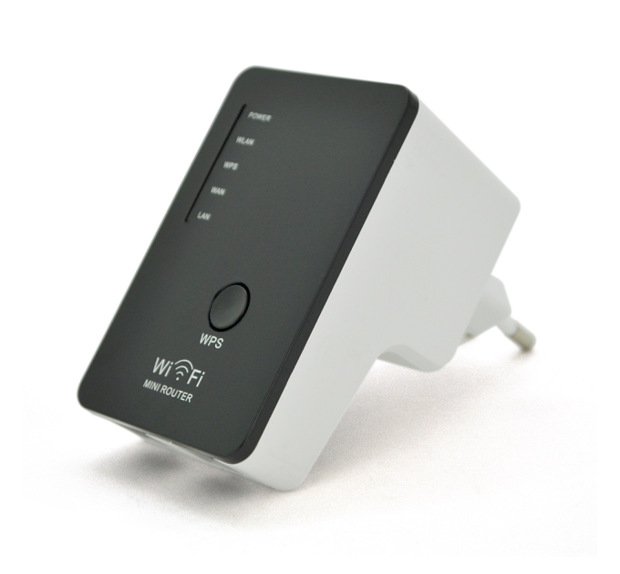 Підсилювач WiFi сигналу з вбудованою антеною LV-WR02В, живлення 220V, 300Mbps, IEEE 802.11b / g / n, 2.4GHz, BOX