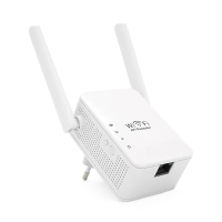 Підсилювач WiFi сигналу з 2-ма вбудованими антенами LV-WR13, живлення 220V, 300Mbps, IEEE 802.11b / g / n, 2.4-2.4835GHz, BOX