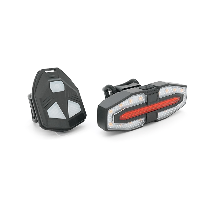 Задній стоп + поворотники LY-5510, 3 режими, вбудований акумулятор, USB кабель, Box
