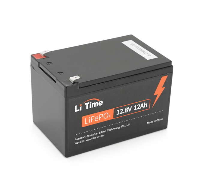Аккумуляторная батарея LiFePO4 Li-TIME 12.8V 12Ач 154Wh,(12 / 12A) F2, до 6000 циклів, 151*98*95mm
