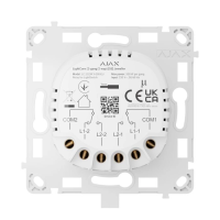 Реле для прохідного двоклавішного вимикача Ajax LightCore (2-gang / 2-way)