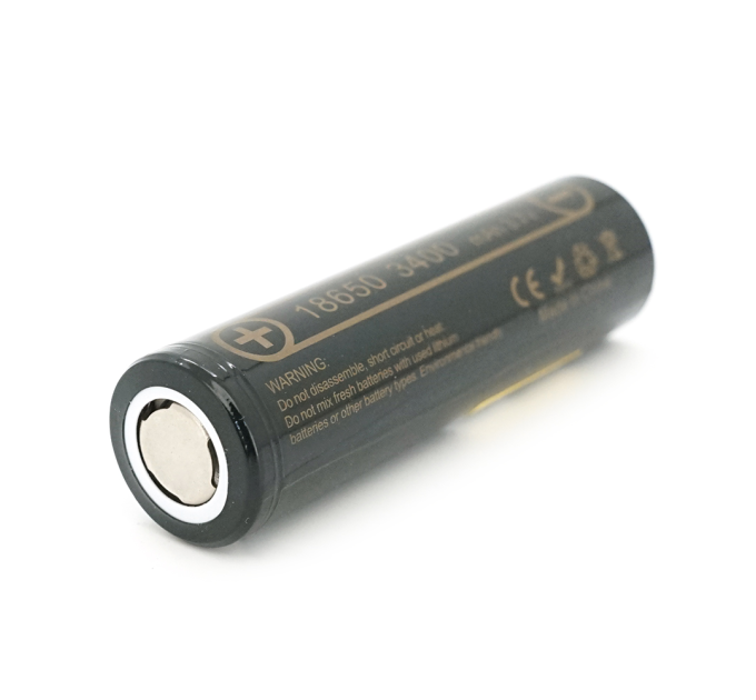 Акумулятор 18650 Li-Ion LiitoKala Lii-34A, 3400mAh (3250-3350mAh), 3.7V (2.75-4.2V), Black, , 2 шт в упаковці, ціна за 1 шт