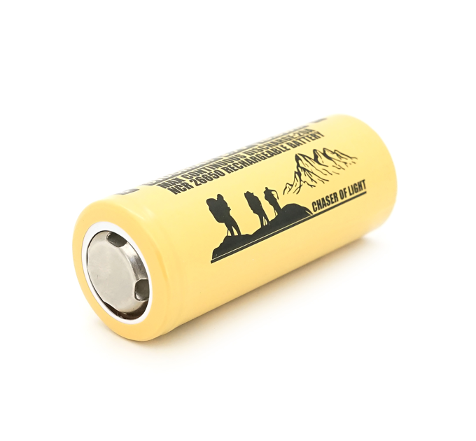Акумулятор 26650 Li-Ion LiitoKala Lii-51S-JT, 5100mAh (5100-5500mAh), 20A, 18.8Wh, 3.7V (2.75-4.2V), кремовий, 65.5mm x 26.8mm, ціна за 1 шт