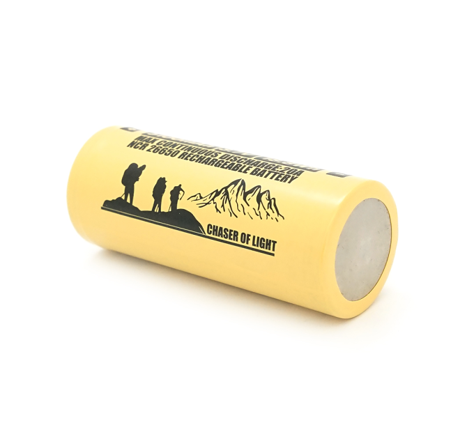 Акумулятор 26650 Li-Ion LiitoKala Lii-51S-JT, 5100mAh (5100-5500mAh), 20A, 18.8Wh, 3.7V (2.75-4.2V), кремовий, 65.5mm x 26.8mm, ціна за 1 шт