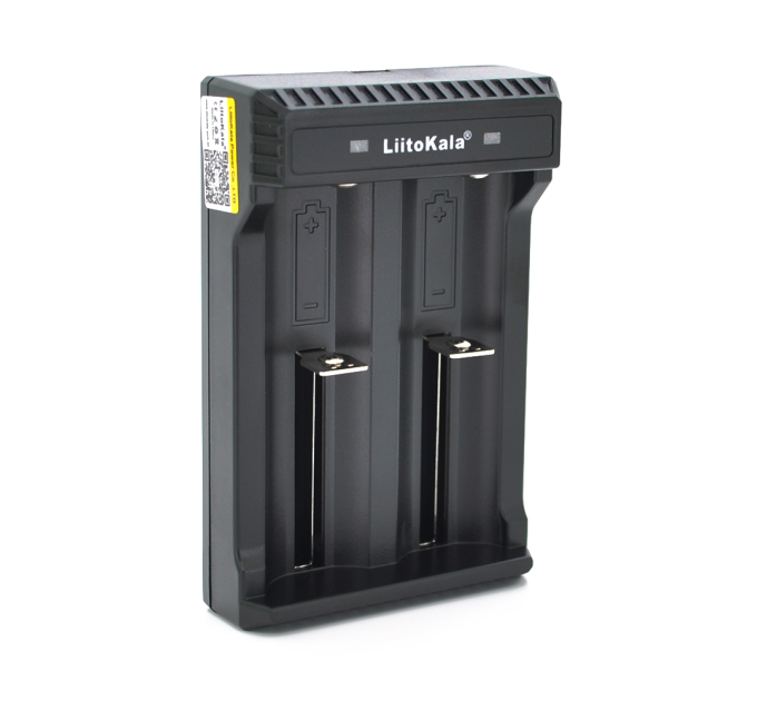 ЗУ універсальне Liitokala Lii-L2, 2 канали, LED індикація, підтримує Li-ion, 10430 / 10440 / 14500 / 16340 / 17670 / 18500 / 18650 / 26650 / 25500 / 26700