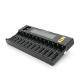 ЗУ універсальне Liitokala Lii-S12, 12+2 каналів, Ni-Mh / Li-ion / LiFePo4 / крона, 220V / 12V, LED+LCD, Box