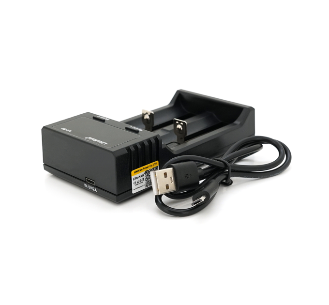 ЗУ універсальне Liitokala Lii-S2, 2 канали, LCD дисплей, підтримує Li-ion, Ni-MH та Ni-Cd AA (R6), ААA (R03), AAAA, С (R14)