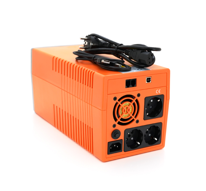 ДБЖ MAKELSAN Lion2200VA (1320W) Standby-L, LCD, 170-280VAC, AVR 1st, 3xSCHUKO socket, 2x12V9Ah, Plastic Case ( 150 х 353 х 162 )